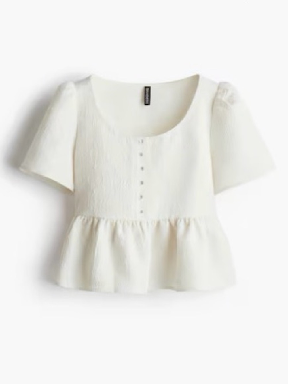 H&M Peplum Brocade Blouse